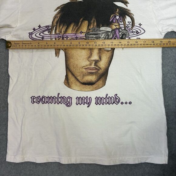 Juice WRLD 999 Roaming My Mind Long Sleeve Shirt Men’s Small White - Picture 4 of 6
